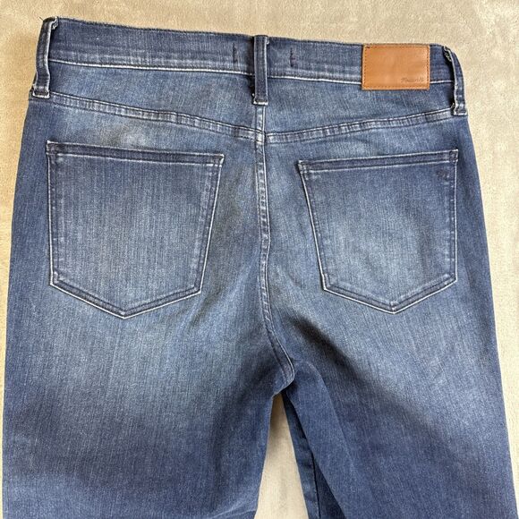 Madewell Womens Jeans Size 29 Blue Denim Ribbon Tux Stripe Stovepipe Ankle - Picture 8 of 9